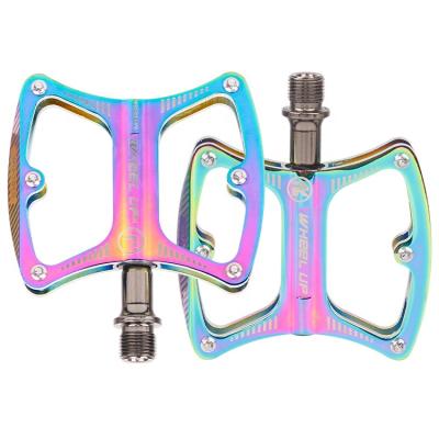 China Ultralight WHEEL UP Shine DU Bearing Alloy Pedal Bicycle Nail Anti-skid Mountain Road Bike Pedals for sale