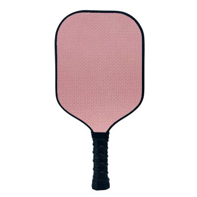 China Wholesale High Quality Soft Stain Carbon Cloth Pickleball Paddle With PP Honeycomb Core for sale