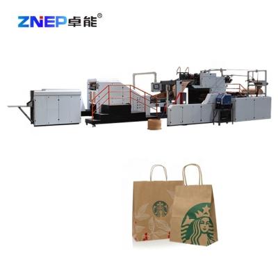 China ZD-F450Q Fully Automatic Hotels Euro-quality Brown Kraft Paper Bag Making Machine for sale