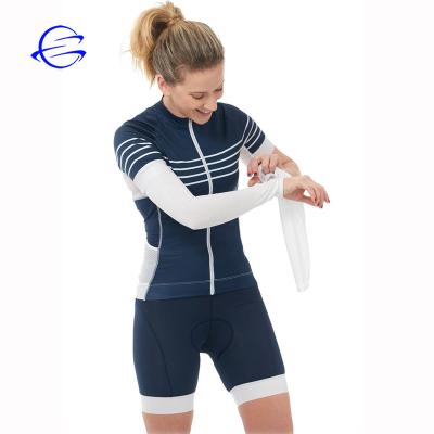 China Antibacterial Wholesale Sportswear Bike Bicycle Cycling Tank Top Shirts Quick Dry With Shorts Custom Short Sleeve Women Cycling Tank Top Sets for sale