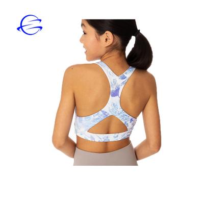 China Newest Design Antibacterial Hot Wholesale OEM Custom Women's Fitness Sportswear Gym Yoga Bra Running Bra for sale