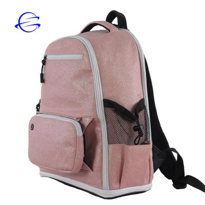 China Rose Gold Fashion Backpack Sports Waterproof Bags for Girl Student for sale