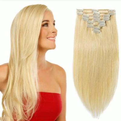 China European and American any face shape wigs for ladies straight hair eight-piece real clip hair extension, hair wig for sale