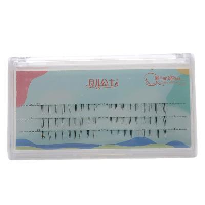 China Natural long lower eyelash false eyelash female segmented single tuft of hair was cut single tuft of supernatural simulation for sale