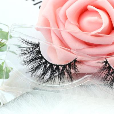 China 25mm long natural mink 5d false eyelashes lengthened exaggerated multidimensional thick eyelashes for sale