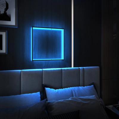 China Wholesale Modern Indoor Decorative RGB Square Wall Modern Remote Control Light For Home for sale