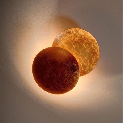 China Modern Nordic Creative Solar Eclipse Wall Lamp Aisle Aisle Background Wall Light Designer Art Lamp Bedside Bedroom Moon Creative Wall Lamp for sale