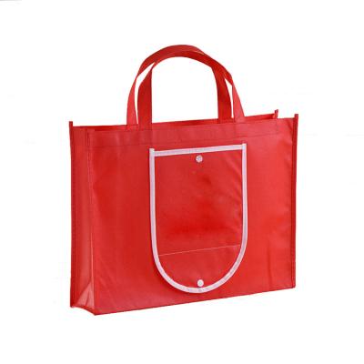 China Factory Sale Eco-Friendly Promotional Expandable Shopping Bag Logo Custom Nonwoven Shopping Bag for sale