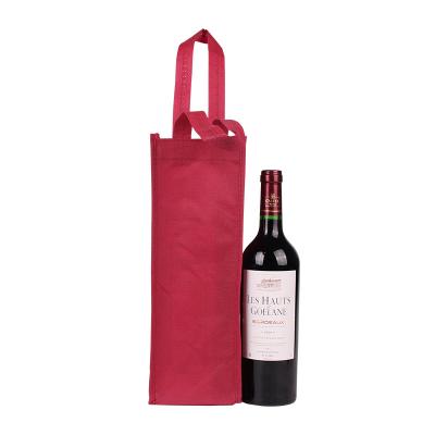 China High Quality Recycled 2 Bottle 100gsm Nonwoven Wine Bag And Custom Logo Packaging Wine Gift Bag for sale