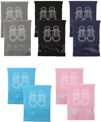 China Custom Sports Waterproof Wholesale Waterproof Promotional Cheap Drawstring Shoe Transparent Nonwoven Shoes Bag for sale