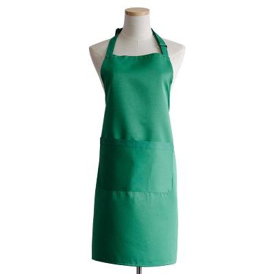 China Wholesale Custom Waterproof Logo Cotton Polyester Waterproof Cooking Cleaning Aprons For Cafe Restaurants Kitchen Apron for sale