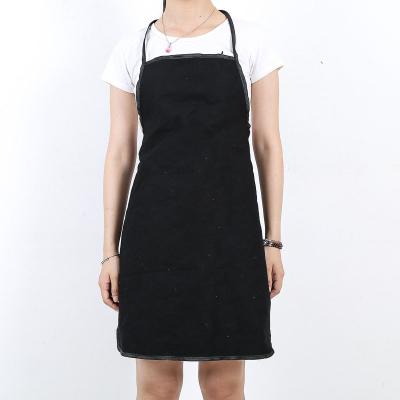 China Black Dirt Proof Sale Cotton Apron Promotion Newest Customized 100% Printed Work Apron for sale