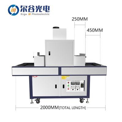 China LY400-2 Plant LY400-2 Conveyor Equipment Double Lamp UV Curing Machine UV Curing Machine Glue Ink Dryer UV Coating Line Type Curing Machine for sale