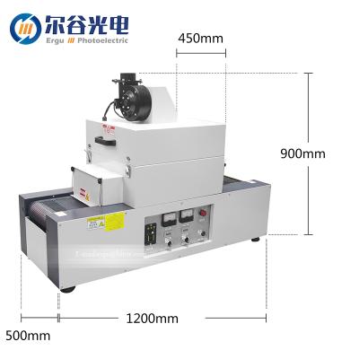 China Glue ink UV light UV curing machine, electronic glue UV light UV oil 200-2 speed electronic transmission, UV curing machine for sale