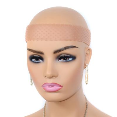 China Wholesale High Quality Non-slip/Elastic/Adjustable Fixed Elastic Band Anti-Drop Wig Hairband Head Bands Silicone Grip Band for Wigs for sale