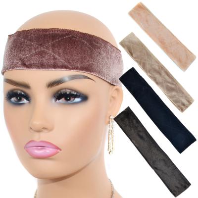 China Wholesale Non-Slip/Elastic/Adjustable Anti-Slip Adjustable Hairband Velvet Wig Grip Band for sale