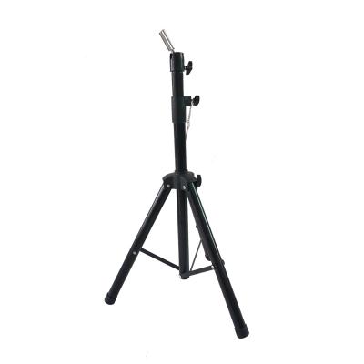 China Wig Making Wholesale Black Aluminum Alloy Wig Stand Tripod For Wig Making And Mannequin Head for sale