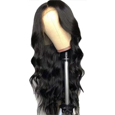 China Body Wave 150 180 Density Curly Natural Hair Lace Front 13*4 Body Wave Wig for sale