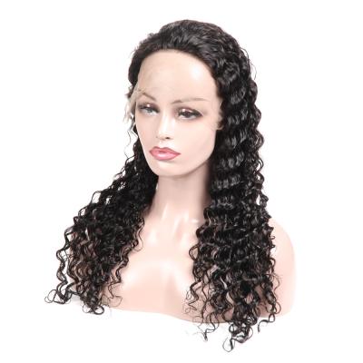 China Deep Wave 13x4 Lace Front Human Hair Wigs Deep Wave Lace Front Wig For Women for sale