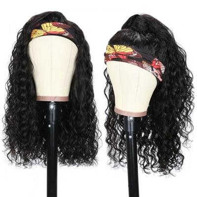 China Hot Sale 8-28inch Water Wave Water Wave Hair Extension Braided Headband Wig for sale