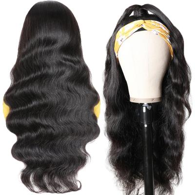 China Wholesale High Quality Body Wave Hair Extension Supplier Body Wave Headband Wigs With Attached Headband for sale