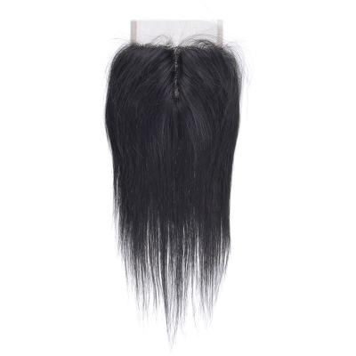 China Cheap 4*4 Lace Front Human Hair Lace Closure Wigs. for sale