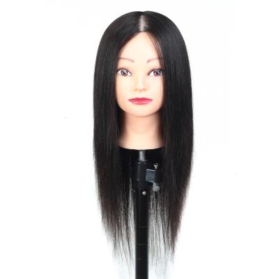 China With Full Real Wig Hair Mannequin Heads Apprentice Knitting Curlable Fake Headform for sale