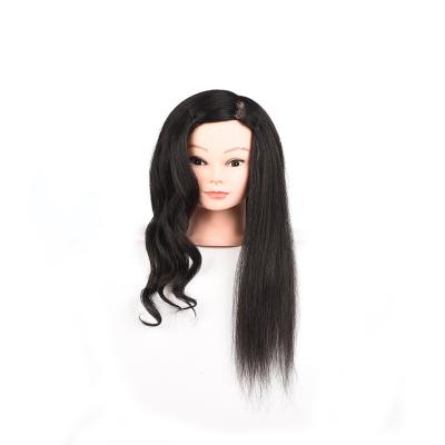 China With Wig Head 80% Wholesale Hair Mannequin Head.Training Mannequin Head 55cm Training With Real Hair for sale