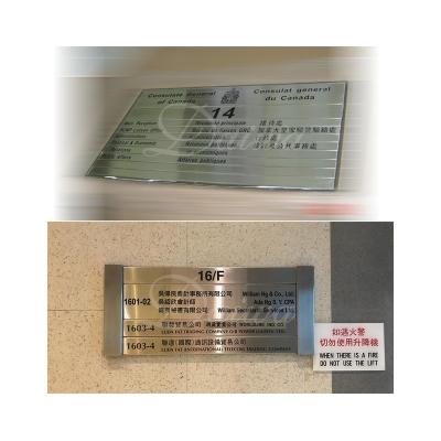 China Manufacturer Custom Wayfinding Stainless Steel Wayfinding Signage Ingerpost Signs Please Contact Me for sale