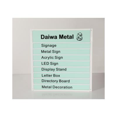 China Factory Directly Sell Metal Advertising Customized Wayfinding Acrylic Wayfinding Signage Please contact me for sale