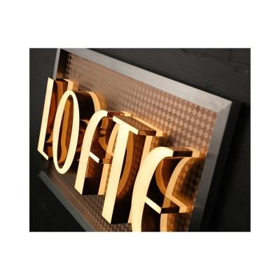 China Other Letter Sign Manufacturer Company led 3d Logo Signs New 3d led Sign Letter Company Manufacturer for sale