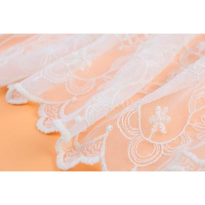 China Wholesale water soluble bridal fabric water soluble lace mesh yarn milk net lace fabric guipure lace for wedding for sale