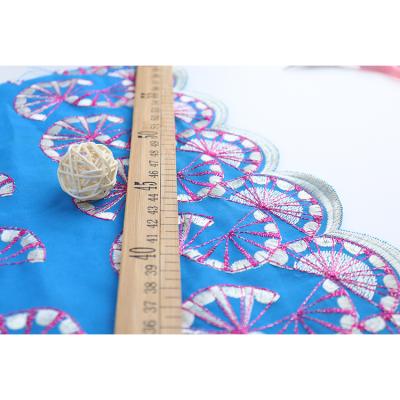 China Viable Manufacturer Direct Lace Customized High Quality Voile Lace Embroidery Lace for sale