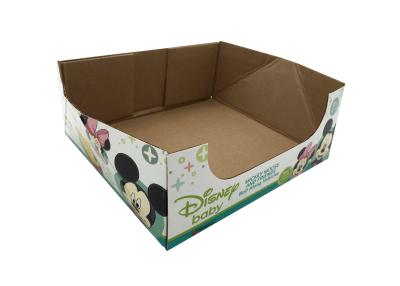 China E Corrugated Cardboard Display Box / Store Shelf Cardboard Display Cases for sale