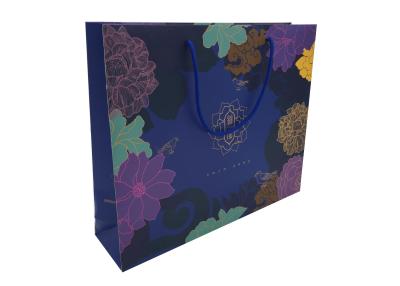 China Recycled Large Paper Shopping Bags Coloured Environmental Protection for sale