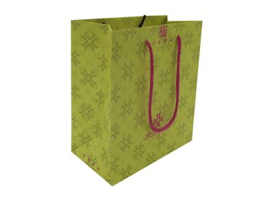 China Handmade Kraft Paper Shopping Bags With Handles , Paper Gift Bags for sale