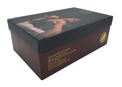 China Shoe Packaging Flat Pack Cardboard Gift Boxes Receclable Luxury for sale