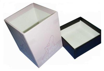 China Pretty Fancy Paper Cosmetic Packaging Boxes , Perfume Packaging Boxes for sale