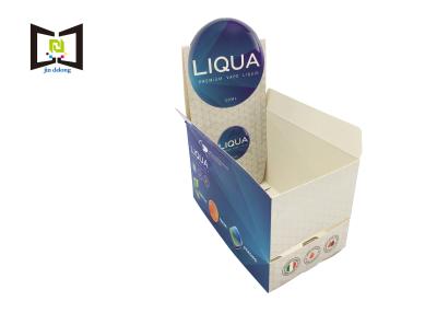 China Tobacco Liquid Cardboard Display Box With Glossy Surface Finish , OEM/ODM Service for sale