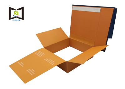 China UV Coating Logo Foldable Cardboard Boxes For Mooncake Packaging , CMYK Color for sale