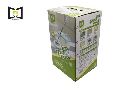 China Glossy Finish Home Swob Corrugated Packaging Box Full Color Printing for sale