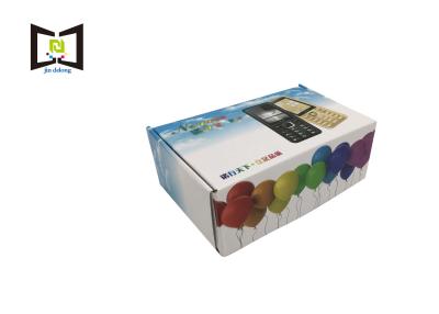 China Mobile F - Flute Corrugated Paper Box / Mini Cardboard Boxes In Bulk Custom Printing for sale