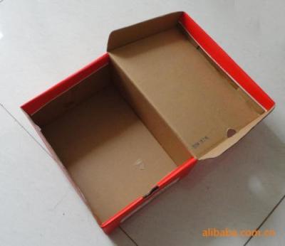 China Low Price Quantity Brand name  Corrugated Cardboard Shoe Box One piece E Flute Type for sale