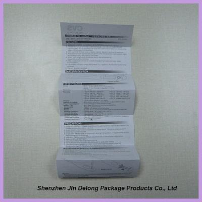 China Servicio de impresión leafled folleto del papel de 90 G/M en venta