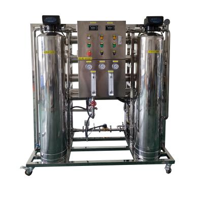 China 1T/H Hotels Pure Stainless Steel Reverse Osmosis Water Equipment Plant 1000L Per Hour RO Water Purifier Water Treatment System for sale