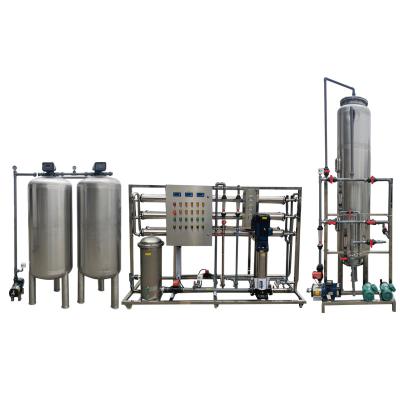 China Car Water Treatment Equipment 3T/H Reverse Osmosis Water Purifier 3000L/H Pure Water System (With Mixed Bed) for sale