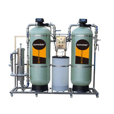 China Water Storage 10 Tons Remove Scale Water Purifier Boiler Softener Water Treatment Equipment 10T/H Deionized Water Softener for sale