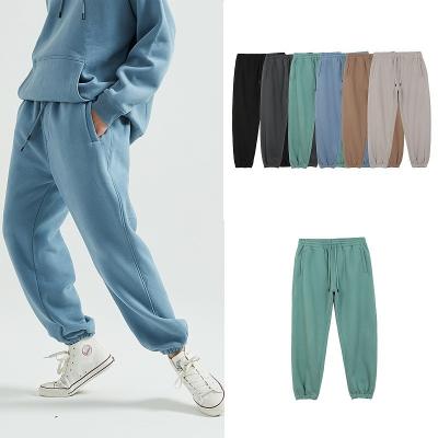 China Anti-wrinkle Terry Pants 2022 High Quality Fashion Trend 1:1 Pants Men Women Wash Empty Hip Hop Sweatpants for sale