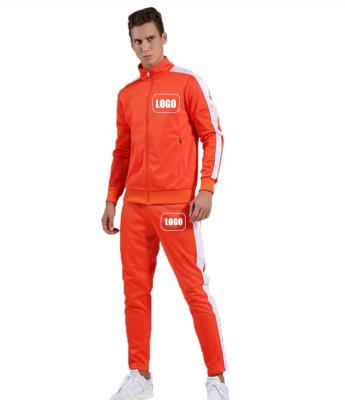 China 2021 QUICK DRY Logo Mens Tracksuit Training Unisex High Quality Custom Made Clothes Mens Sweatsuit For Men Tracksuits Wholesale Jogging Set for sale