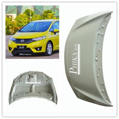 China Grey Black Car Hood Covers Engine Hoods For Cars Of Honda Fit / Jazz 2015 Without Washer Hole for sale